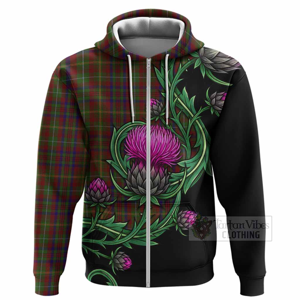 MacMaster (McMaster) Tartan Hoodie Resilient Scottish Thistle Zip Hoodie - Tartan Vibes Clothing