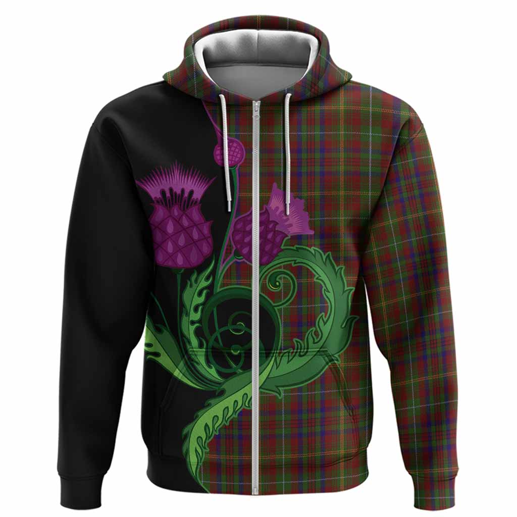 MacMaster (McMaster) Tartan Hoodie Traditional Scottish Thistle - Tartan Vibes Clothing