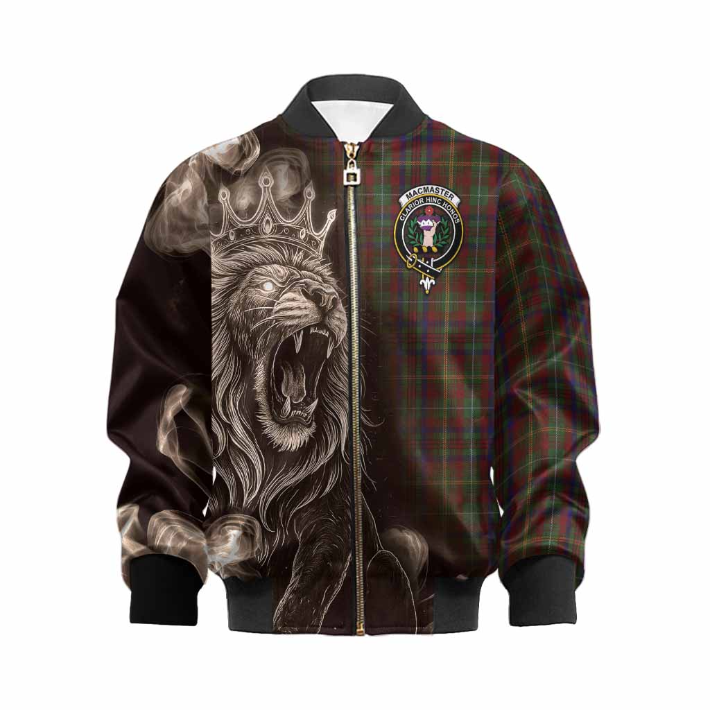 MacMaster (McMaster) Tartan Kid Bomber Jacket Roaring Lion Heritage Kid XS - Tartan Vibes Clothing