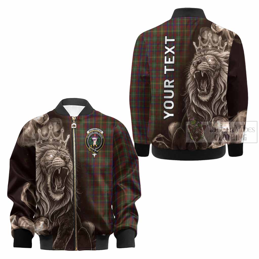 MacMaster (McMaster) Tartan Kid Bomber Jacket Roaring Lion Heritage - Tartan Vibes Clothing