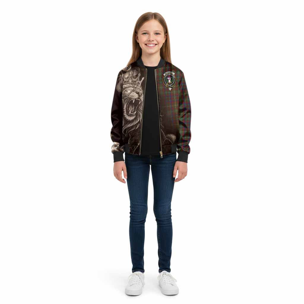 MacMaster (McMaster) Tartan Kid Bomber Jacket Roaring Lion Heritage - Tartan Vibes Clothing