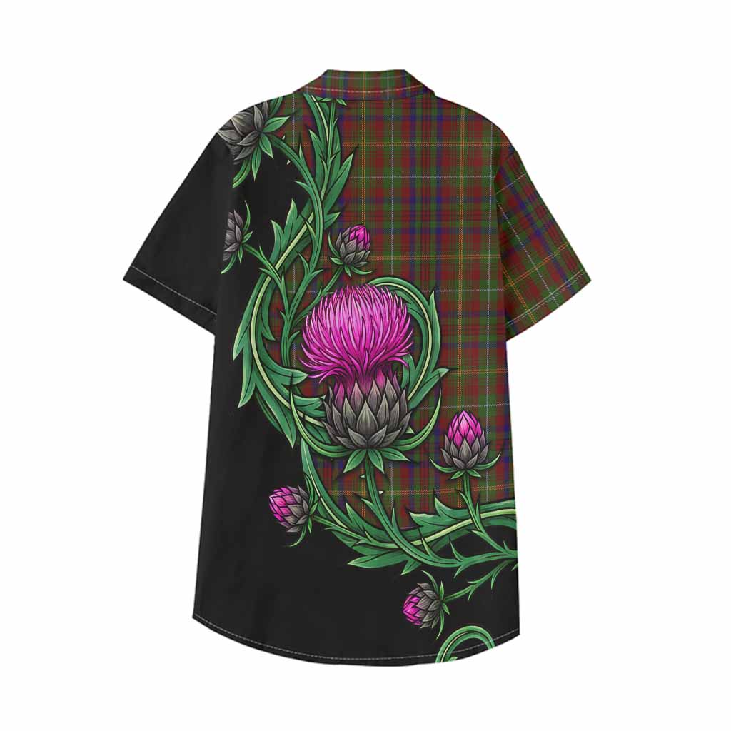 MacMaster (McMaster) Tartan Kid Hawaiian Shirt Resilient Scottish Thistle - Tartan Vibes Clothing