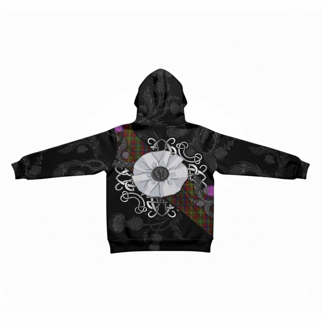 MacMaster (McMaster) Tartan Kid Hoodie Jacobite White Rose - Tartan Vibes Clothing