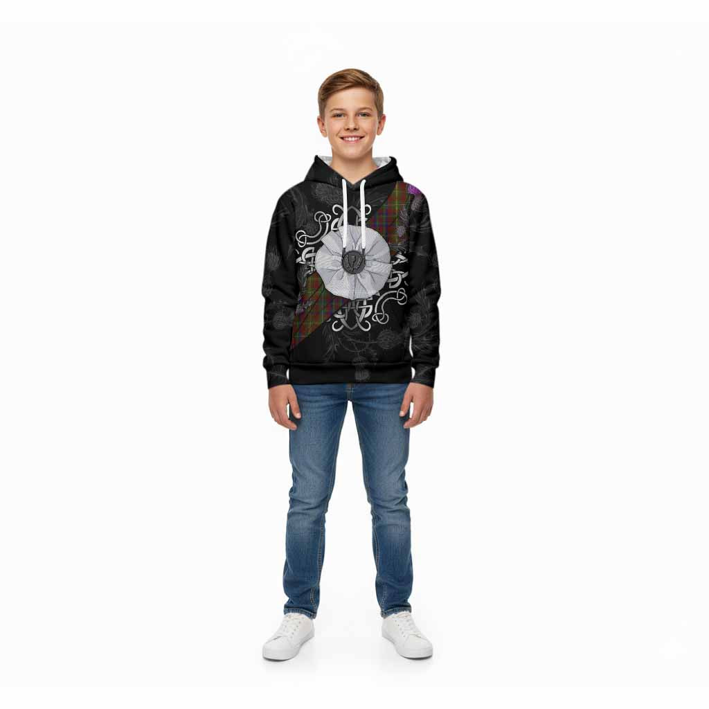 MacMaster (McMaster) Tartan Kid Hoodie Jacobite White Rose Zip Hoodie - Tartan Vibes Clothing