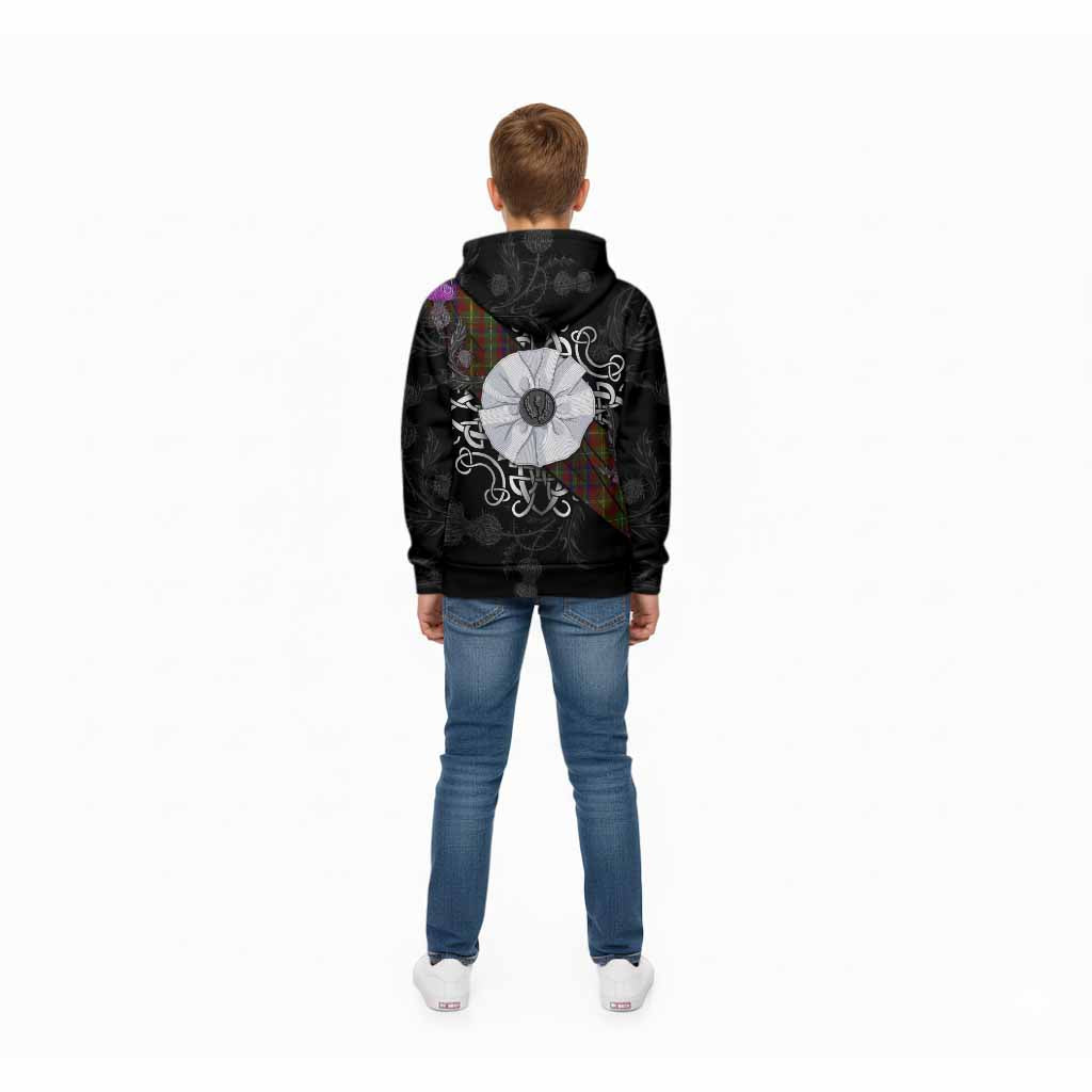 MacMaster (McMaster) Tartan Kid Hoodie Jacobite White Rose - Tartan Vibes Clothing