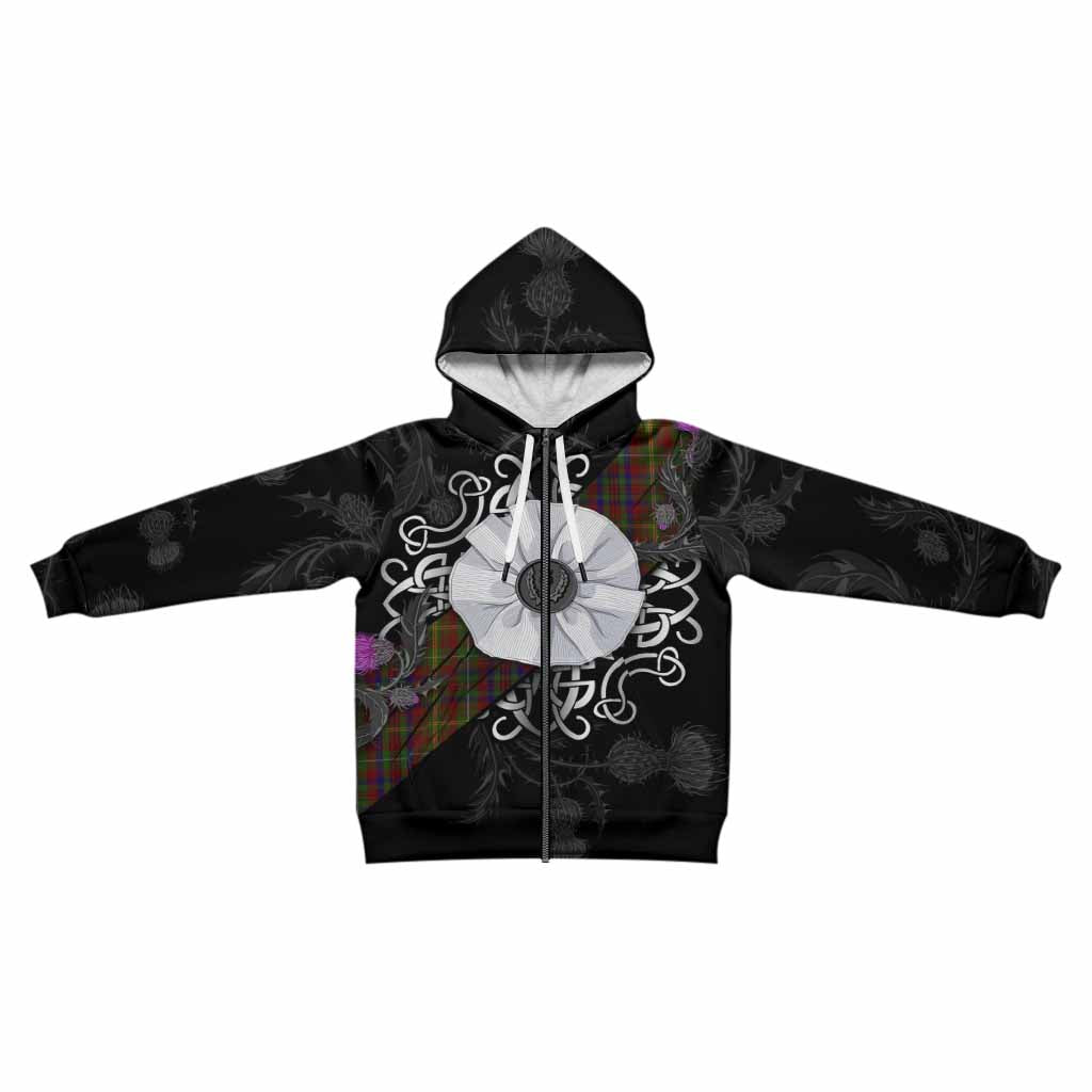 MacMaster (McMaster) Tartan Kid Hoodie Jacobite White Rose - Tartan Vibes Clothing