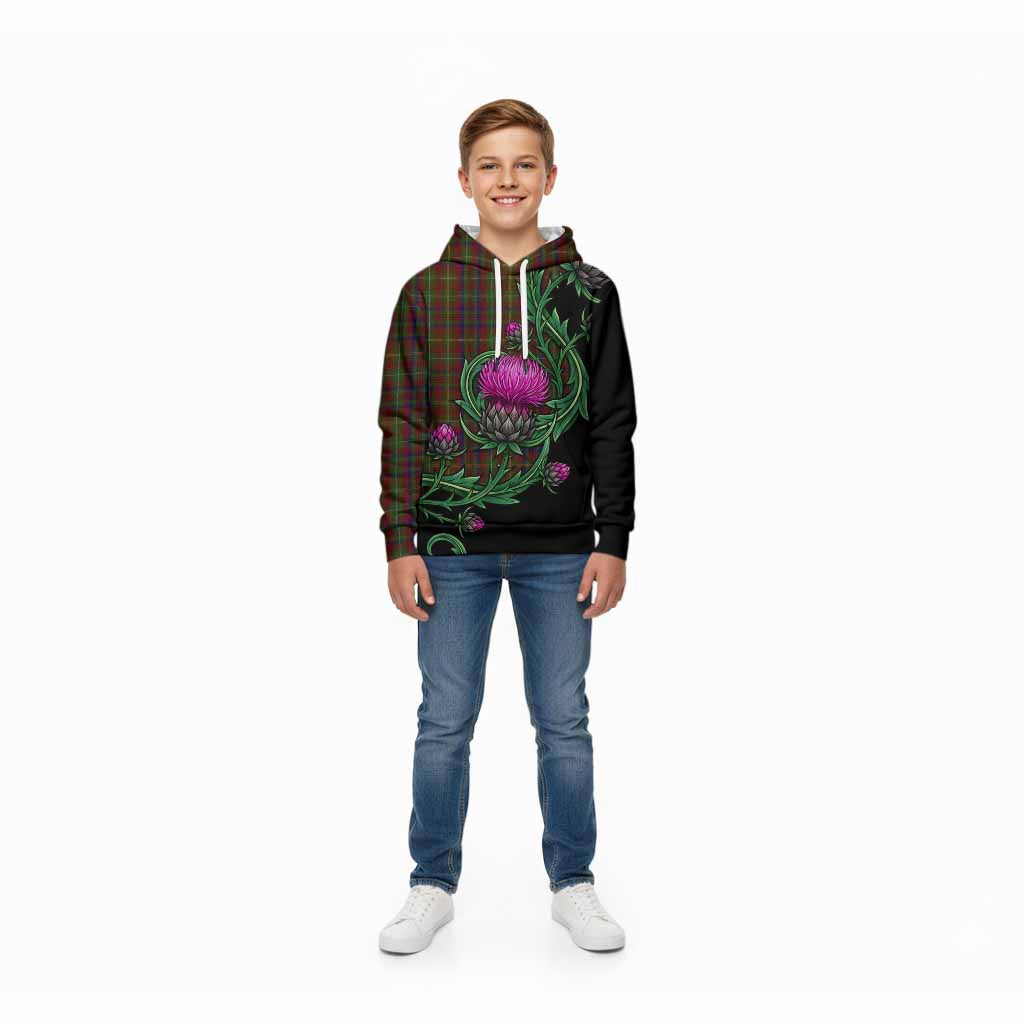 MacMaster (McMaster) Tartan Kid Hoodie Resilient Scottish Thistle Zip Hoodie - Tartan Vibes Clothing