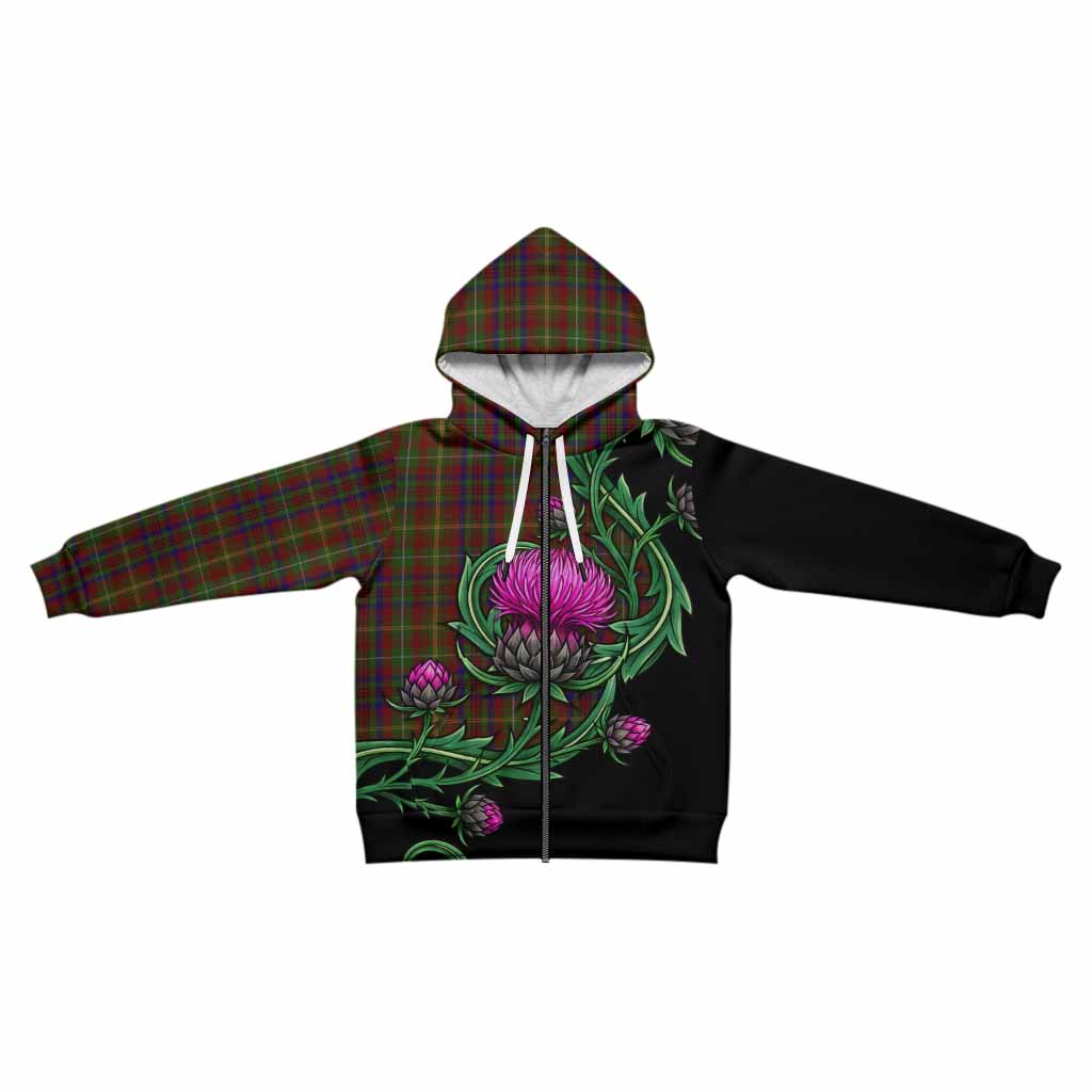 MacMaster (McMaster) Tartan Kid Hoodie Resilient Scottish Thistle - Tartan Vibes Clothing