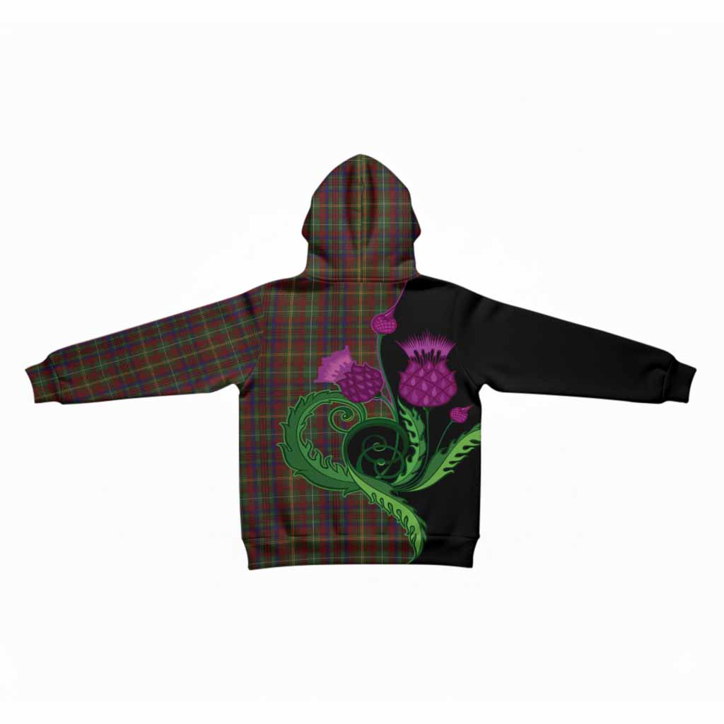 MacMaster (McMaster) Tartan Kid Hoodie Traditional Scottish Thistle