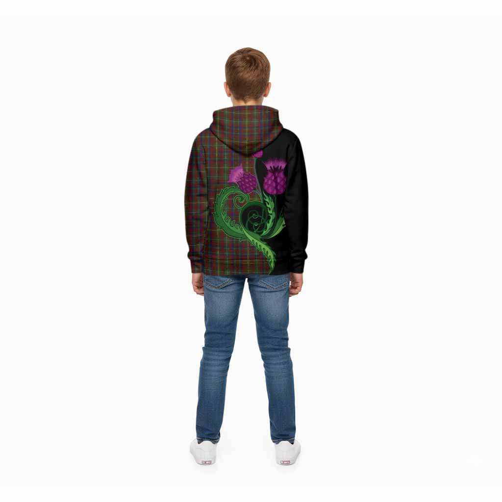 MacMaster (McMaster) Tartan Kid Hoodie Traditional Scottish Thistle
