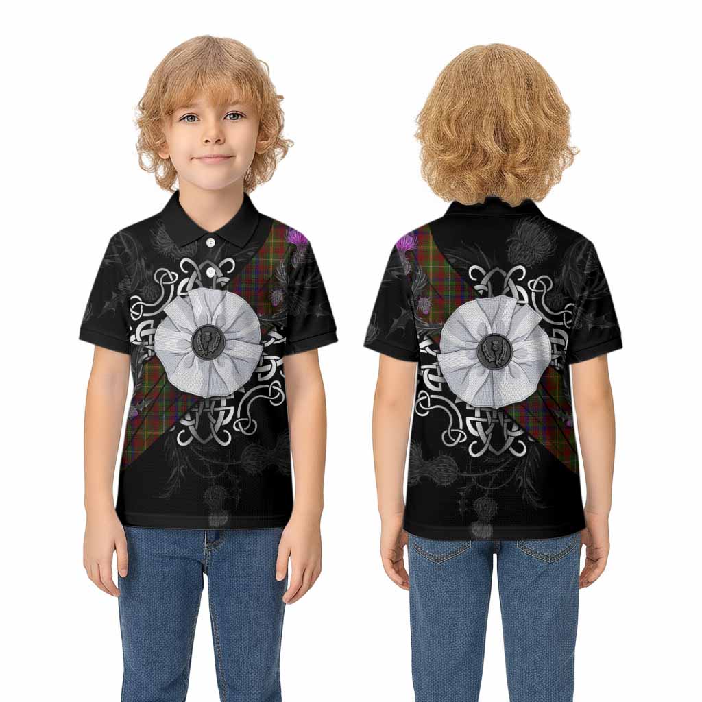 MacMaster (McMaster) Tartan Kid Polo Shirt Jacobite White Rose - Tartan Vibes Clothing