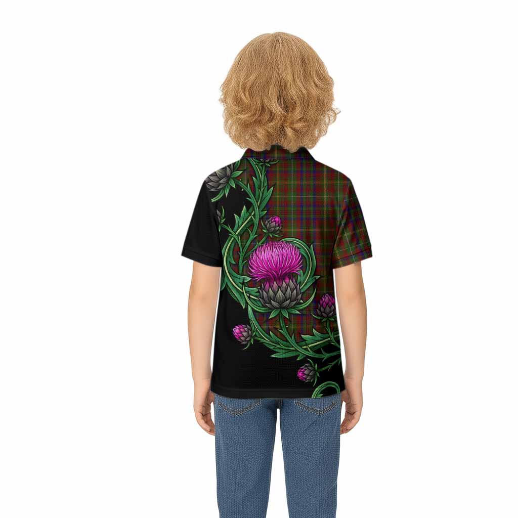 MacMaster (McMaster) Tartan Kid Polo Shirt Resilient Scottish Thistle - Tartan Vibes Clothing