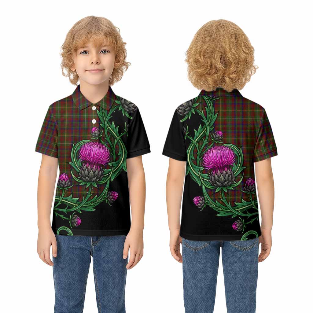 MacMaster (McMaster) Tartan Kid Polo Shirt Resilient Scottish Thistle - Tartan Vibes Clothing