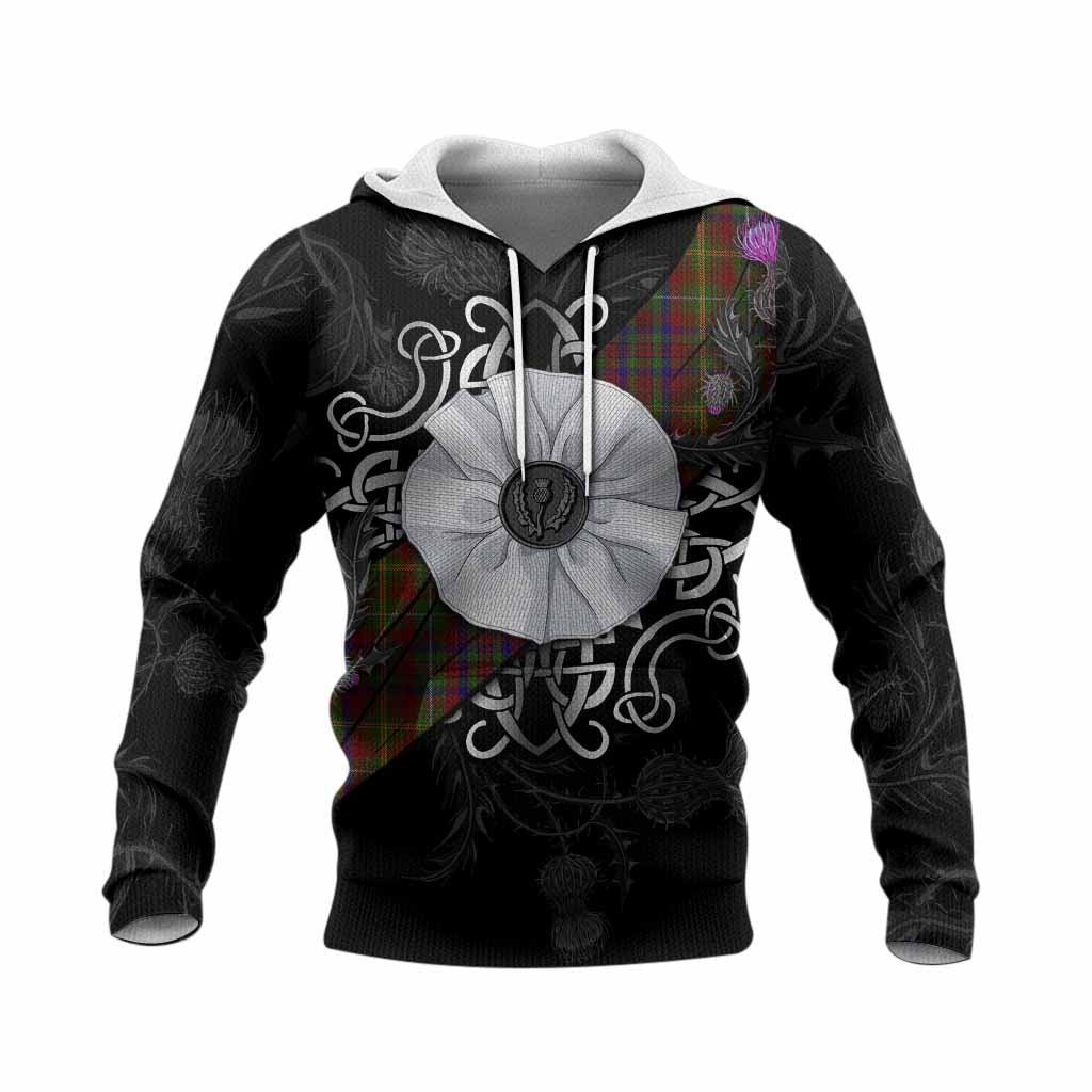 MacMaster (McMaster) Tartan Knitted Hoodie Jacobite White Rose Unisex Knitted Pullover Hoodie - Tartan Vibes Clothing
