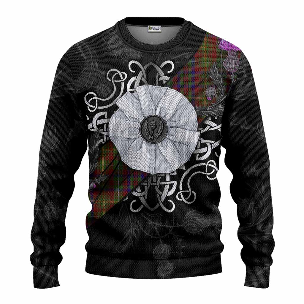 MacMaster (McMaster) Tartan Knitted Sweater Jacobite White Rose Unisex - Tartan Vibes Clothing