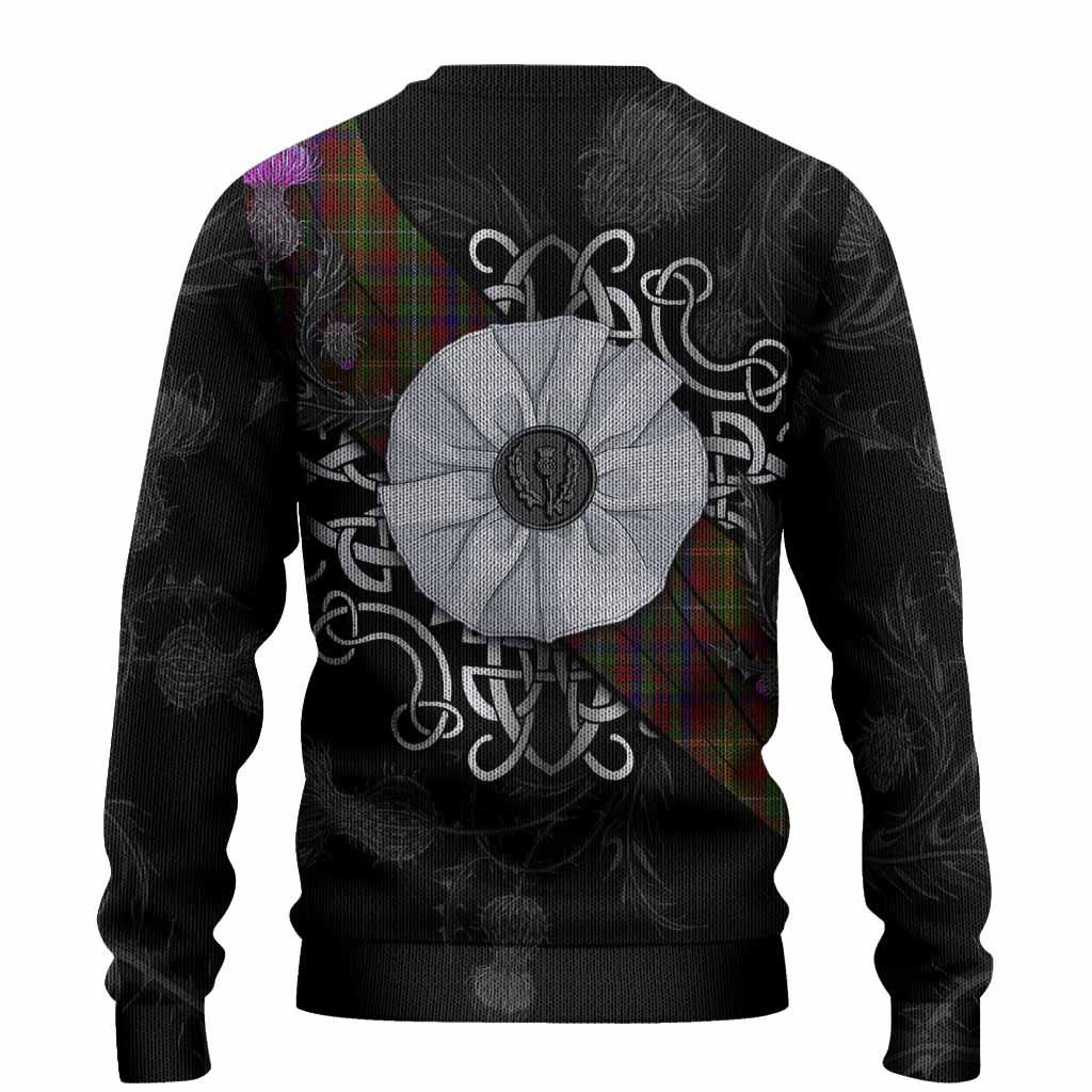 MacMaster (McMaster) Tartan Knitted Sweater Jacobite White Rose - Tartan Vibes Clothing