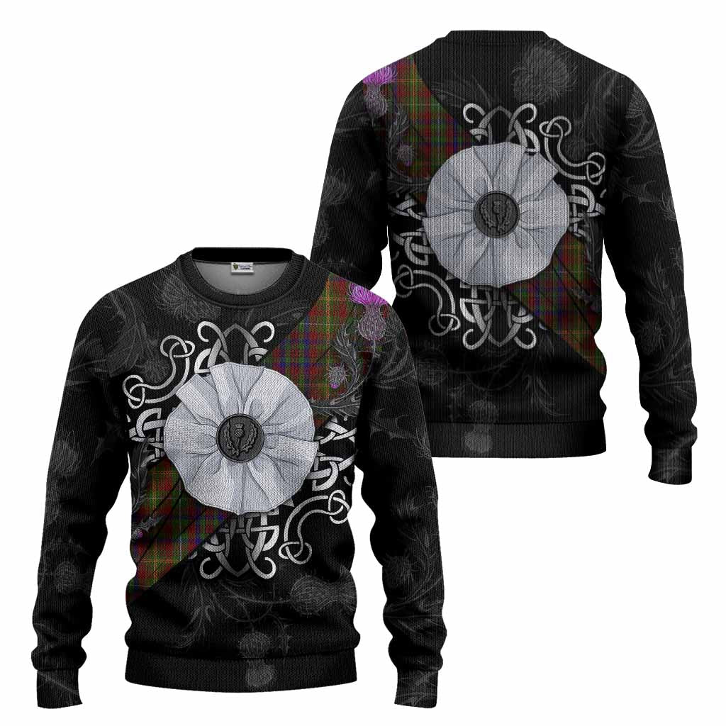 MacMaster (McMaster) Tartan Knitted Sweater Jacobite White Rose - Tartan Vibes Clothing