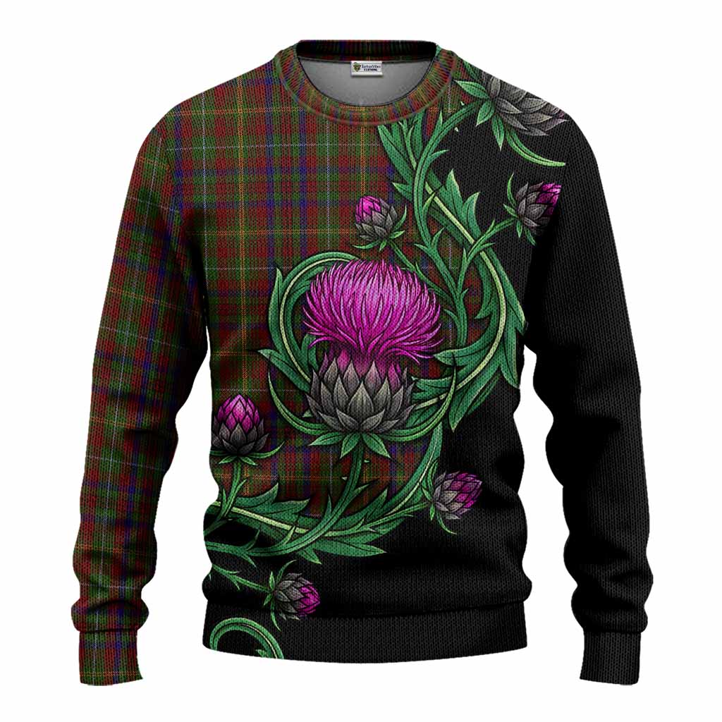 MacMaster (McMaster) Tartan Knitted Sweater Resilient Scottish Thistle Unisex - Tartan Vibes Clothing
