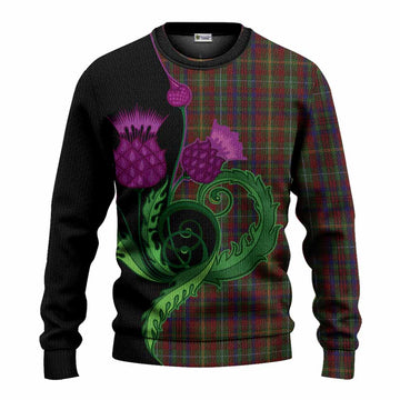 MacMaster (McMaster) Tartan Knitted Sweater Traditional Scottish Thistle