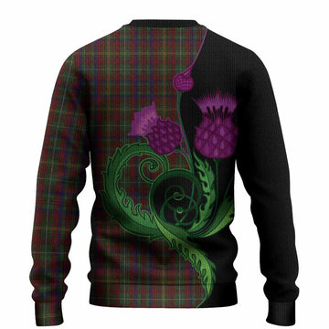 MacMaster (McMaster) Tartan Knitted Sweater Traditional Scottish Thistle
