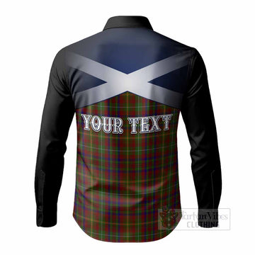 MacMaster (McMaster) Tartan Long Sleeve Button Shirts Alba Gu Brath Unicorn Crest