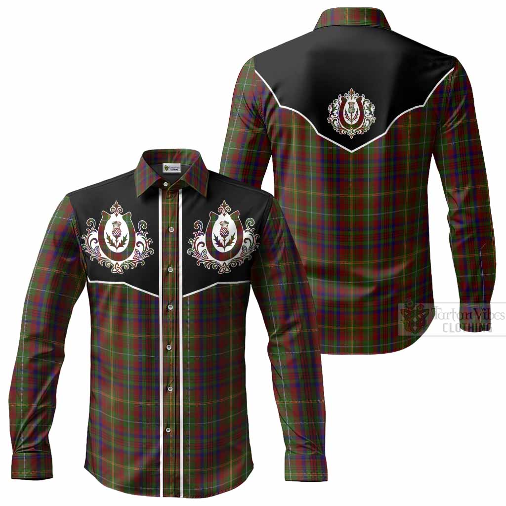 MacMaster (McMaster) Tartan Long Sleeve Button Shirts Horseshoe Ornament Men's Shirt - Tartan Vibes Clothing