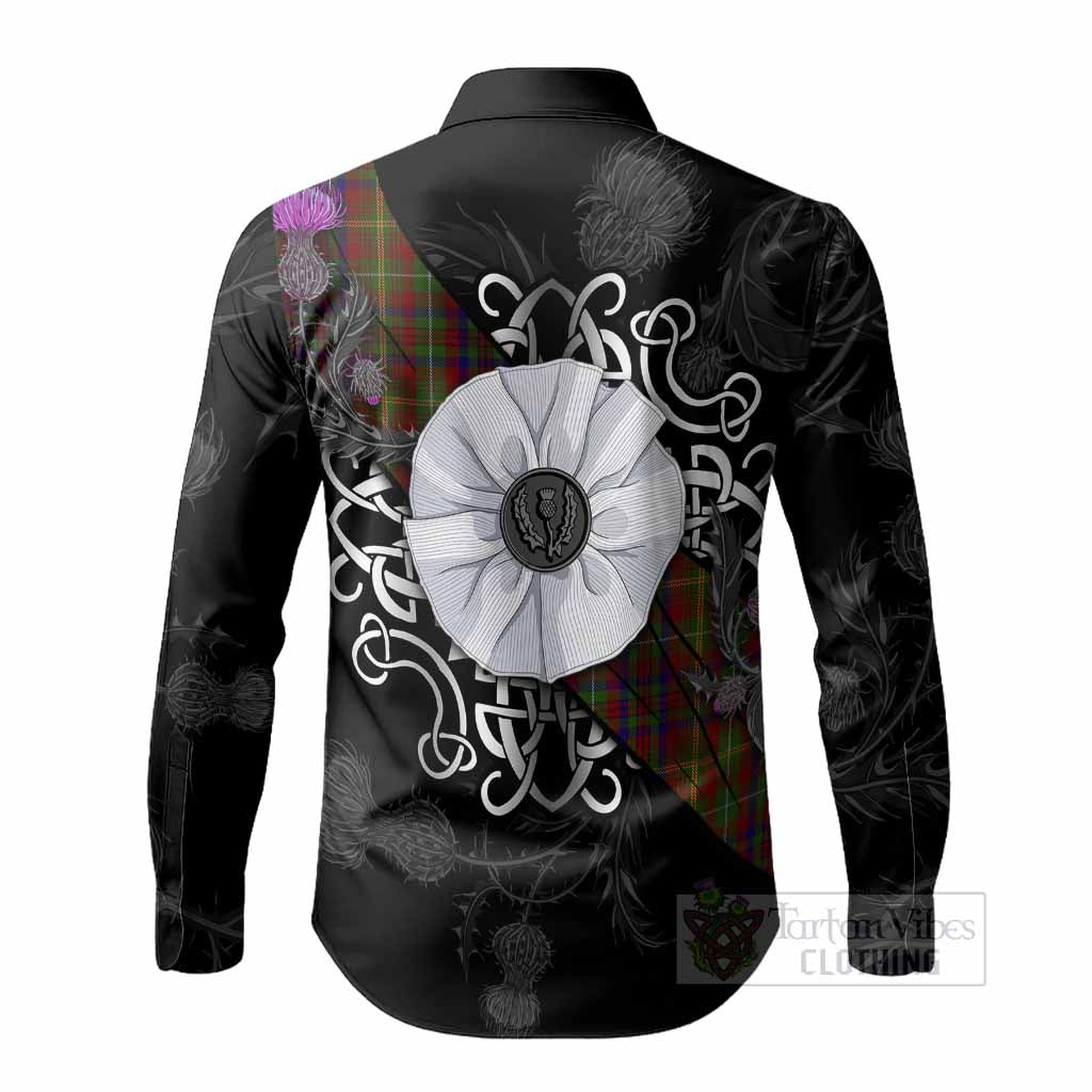 MacMaster (McMaster) Tartan Long Sleeve Button Shirts Jacobite White Rose - Tartan Vibes Clothing