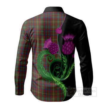 MacMaster (McMaster) Tartan Long Sleeve Button Shirts Traditional Scottish Thistle