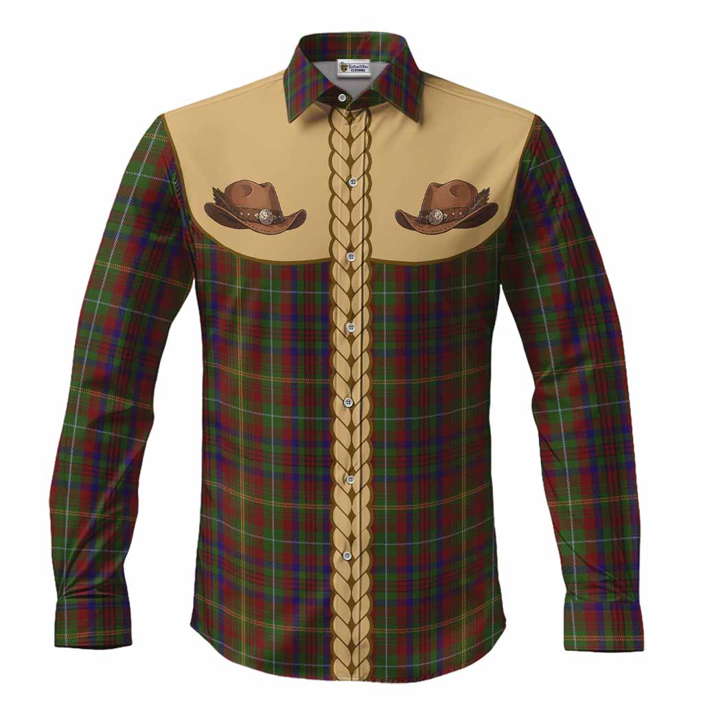 MacMaster (McMaster) Tartan Long Sleeve Button Shirts Wee Coo Cowboy Cute Style Men's Shirt S - Tartan Vibes Clothing