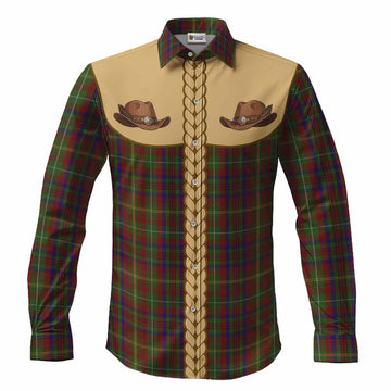 MacMaster (McMaster) Tartan Long Sleeve Button Shirts Wee Coo Cowboy Cute Style
