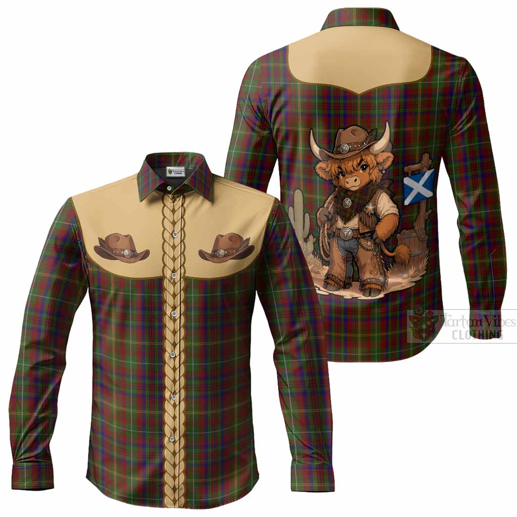 MacMaster (McMaster) Tartan Long Sleeve Button Shirts Wee Coo Cowboy Cute Style Men's Shirt - Tartan Vibes Clothing