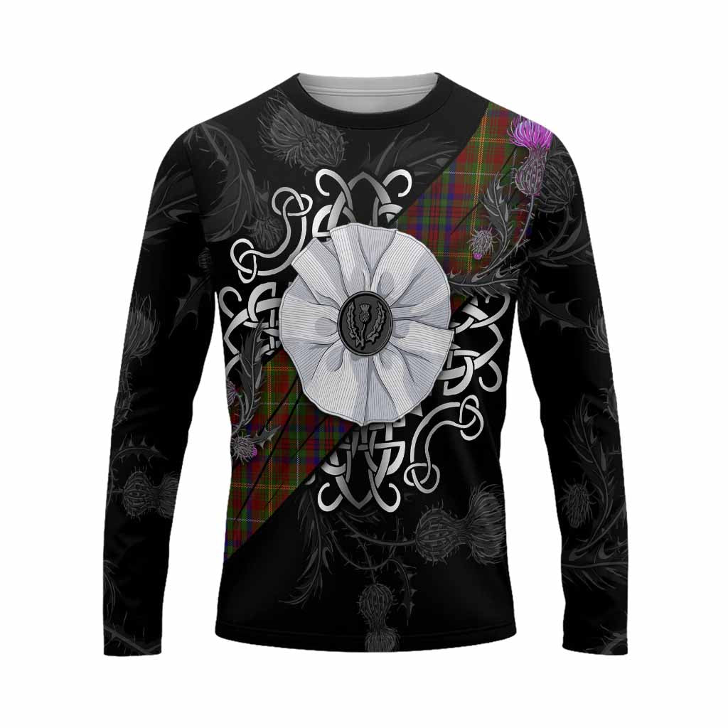 MacMaster (McMaster) Tartan Long Sleeve T-Shirt Jacobite White Rose Unisex - Tartan Vibes Clothing