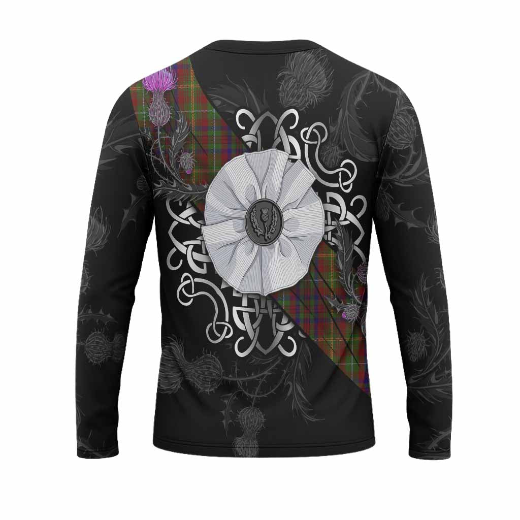 MacMaster (McMaster) Tartan Long Sleeve T-Shirt Jacobite White Rose - Tartan Vibes Clothing