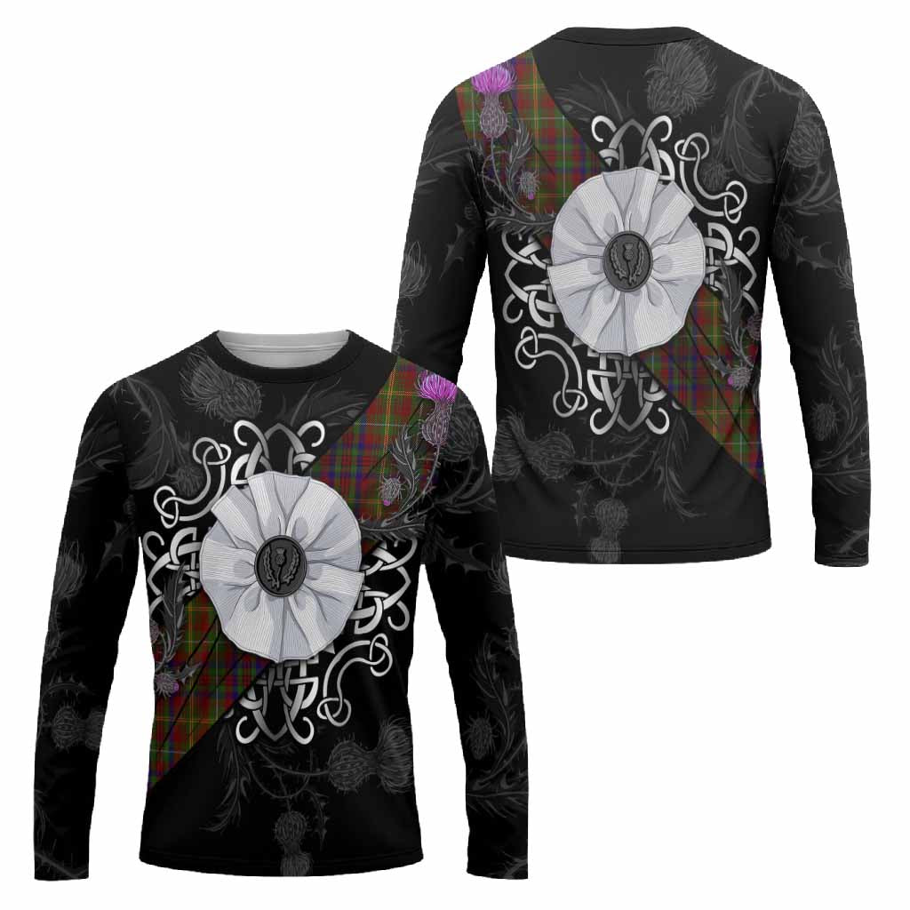 MacMaster (McMaster) Tartan Long Sleeve T-Shirt Jacobite White Rose - Tartan Vibes Clothing