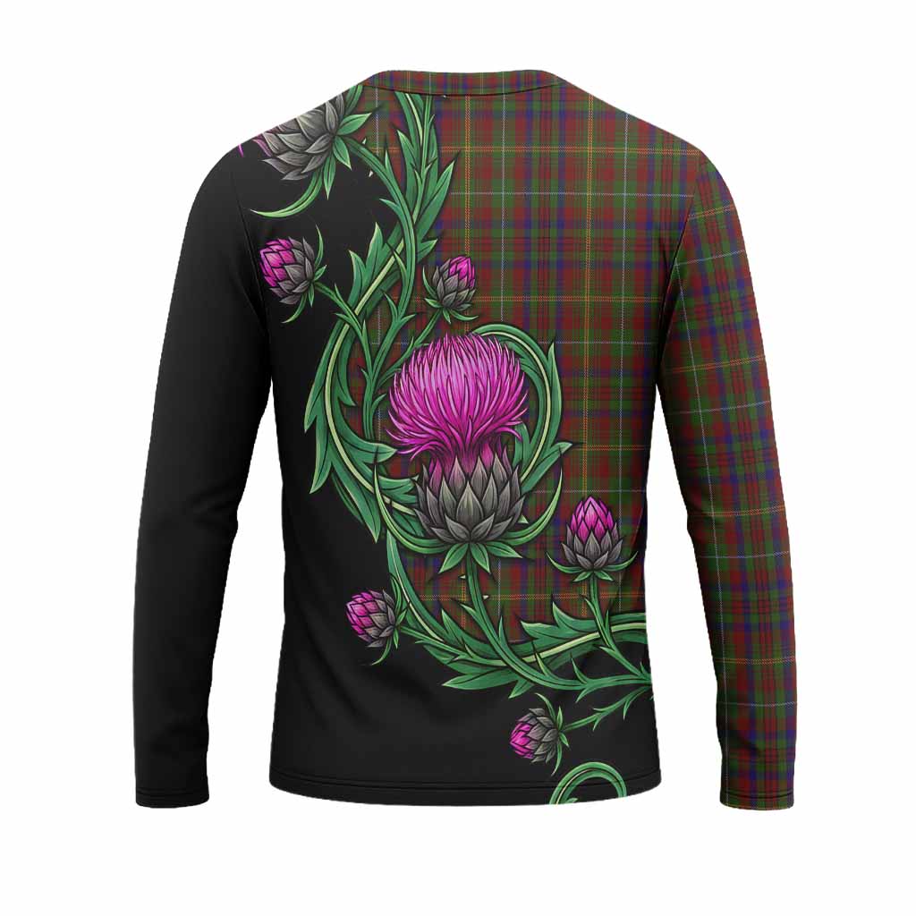 MacMaster (McMaster) Tartan Long Sleeve T-Shirt Resilient Scottish Thistle - Tartan Vibes Clothing