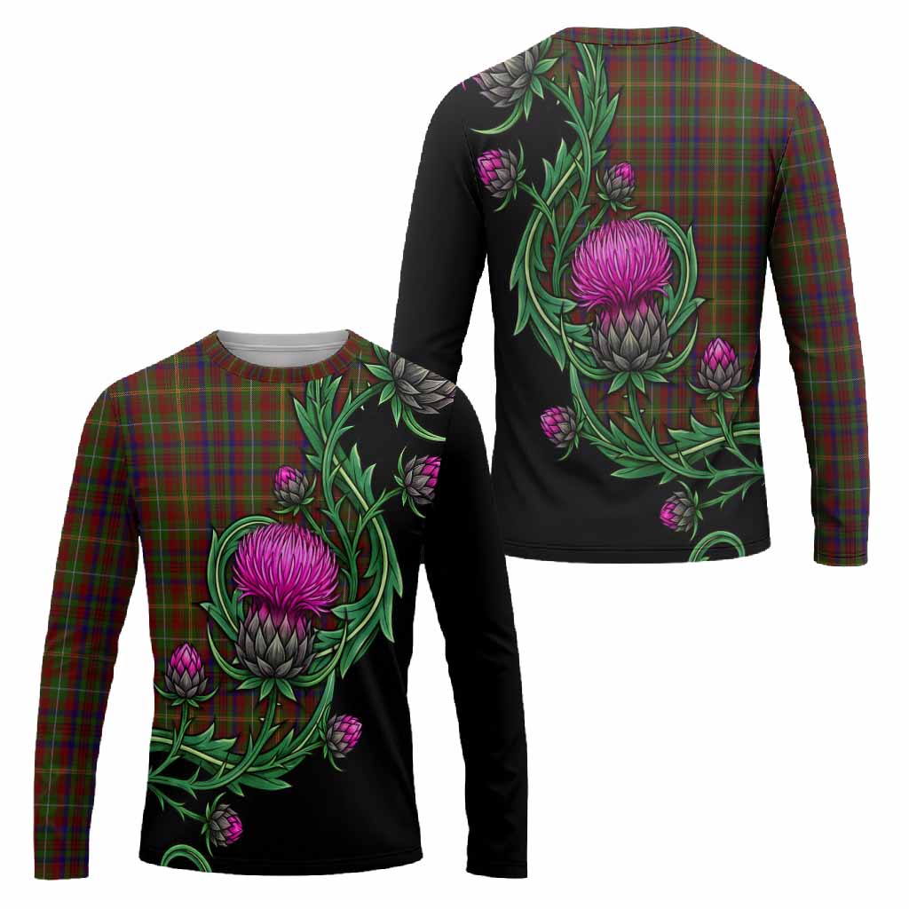 MacMaster (McMaster) Tartan Long Sleeve T-Shirt Resilient Scottish Thistle - Tartan Vibes Clothing
