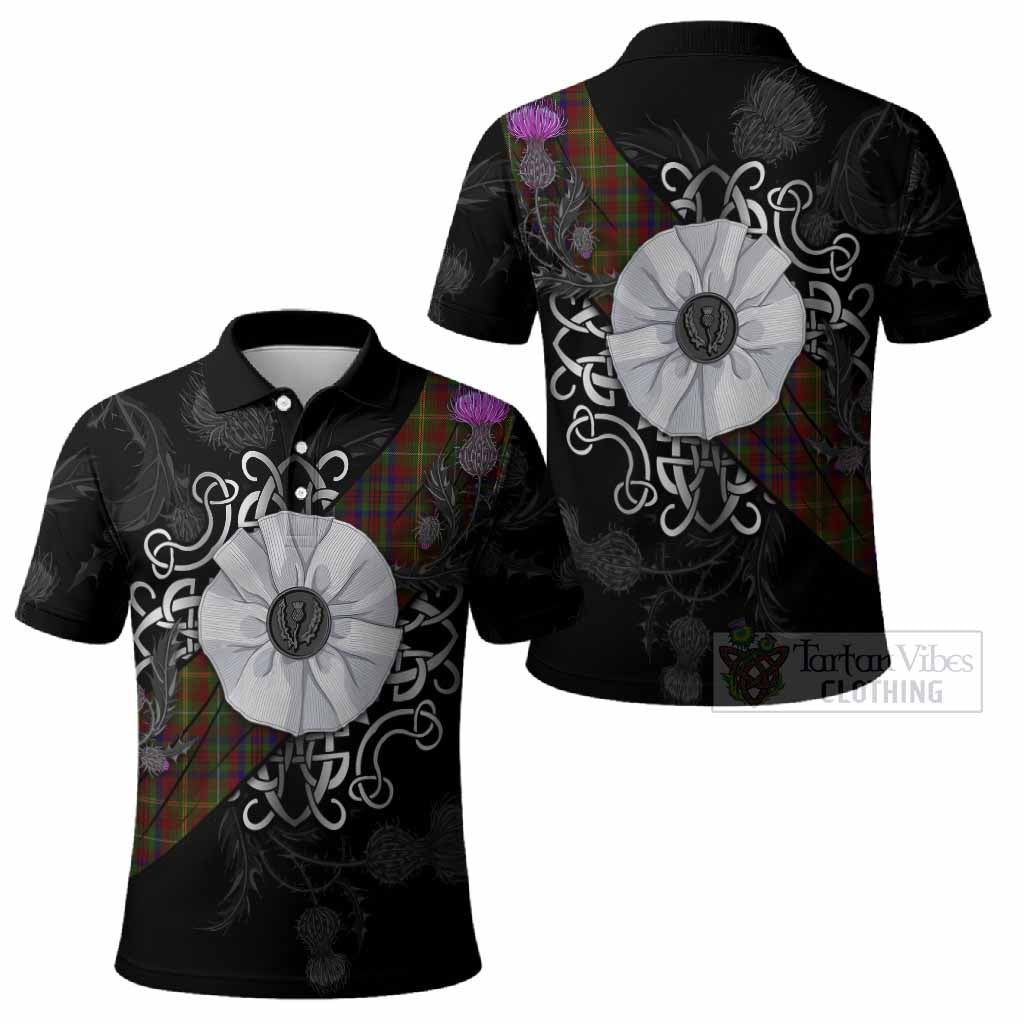 MacMaster (McMaster) Tartan Polo Shirt Jacobite White Rose - Tartan Vibes Clothing