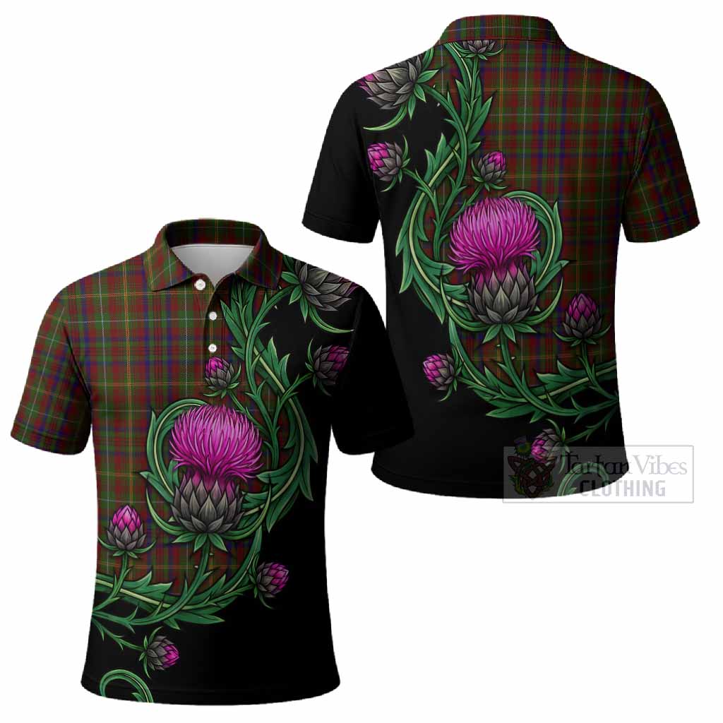MacMaster (McMaster) Tartan Polo Shirt Resilient Scottish Thistle - Tartan Vibes Clothing