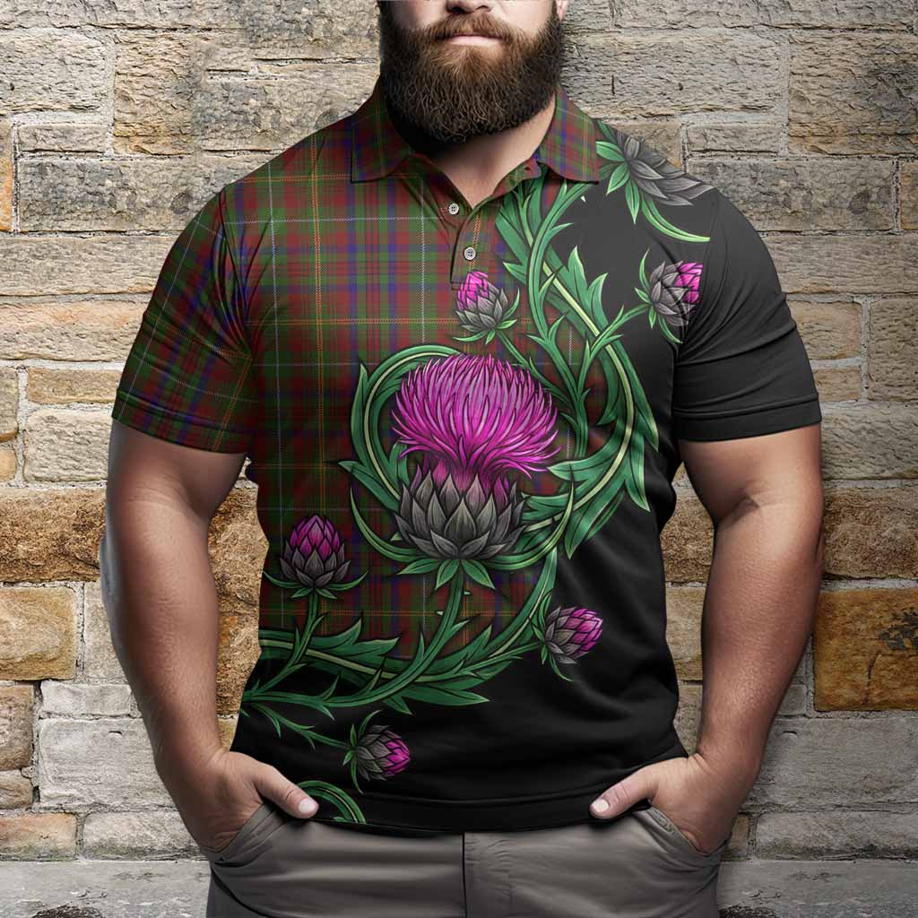 MacMaster (McMaster) Tartan Polo Shirt Resilient Scottish Thistle - Tartan Vibes Clothing