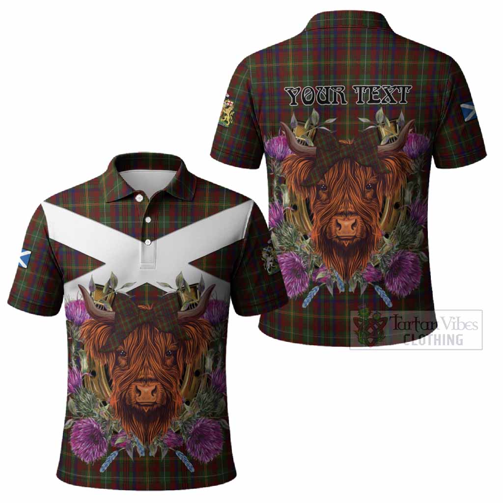 MacMaster (McMaster) Tartan Polo Shirt Scottish Thistle Heilan Coo - Tartan Vibes Clothing