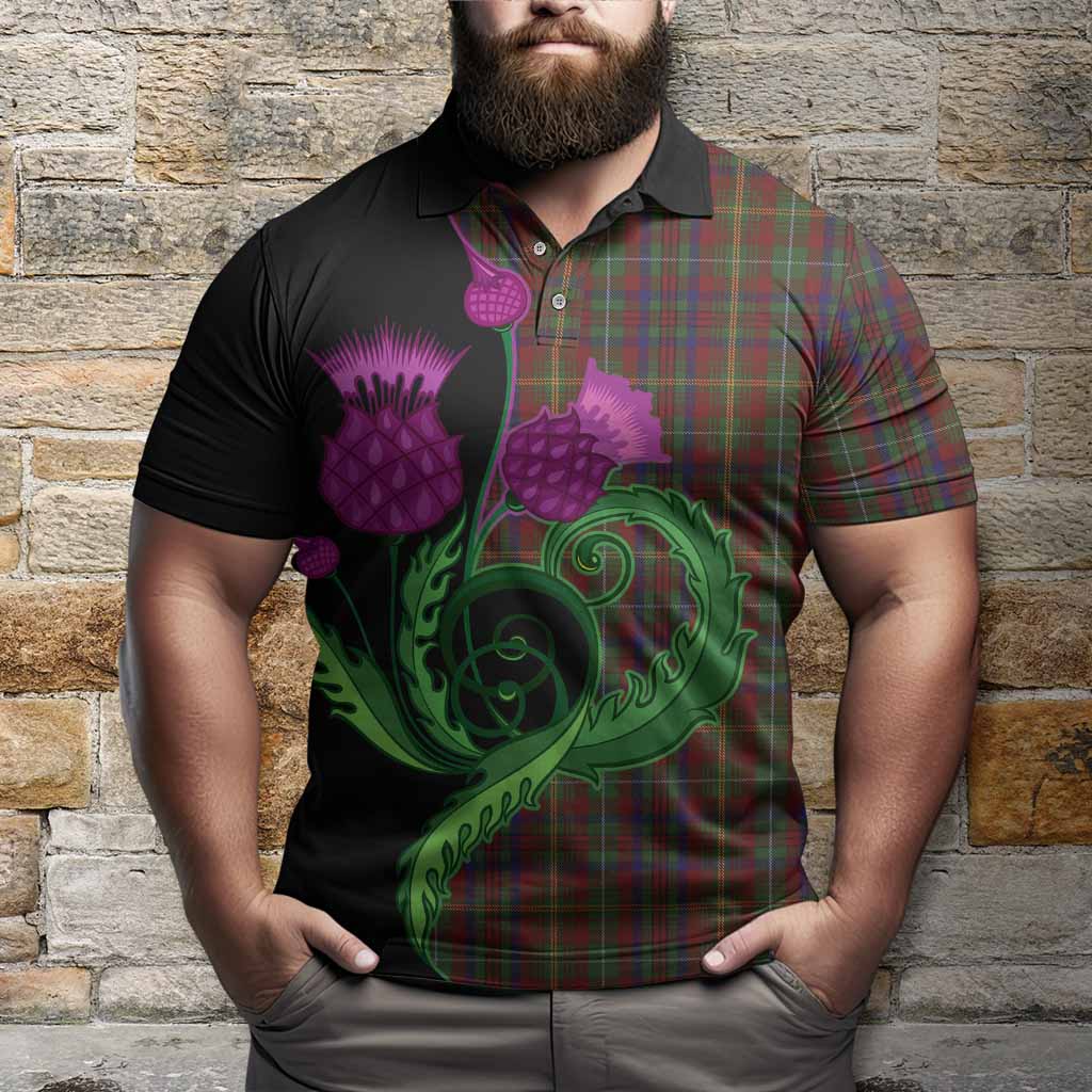MacMaster (McMaster) Tartan Polo Shirt Traditional Scottish Thistle - Tartan Vibes Clothing