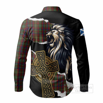 MacMaster (McMaster) Tartan Scottish Long Sleeve Button Shirts Lion Celtic Heritage