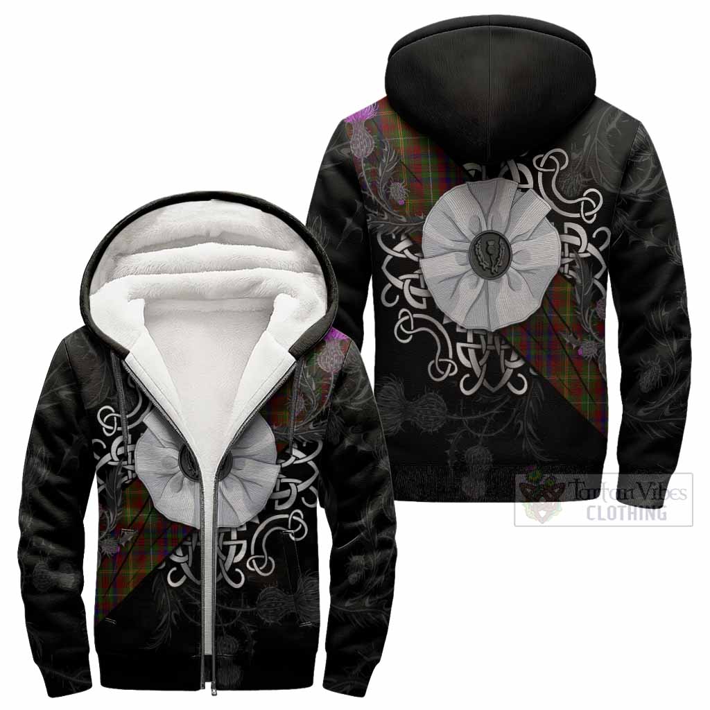 MacMaster (McMaster) Tartan Sherpa Hoodie Jacobite White Rose Unisex - Tartan Vibes Clothing