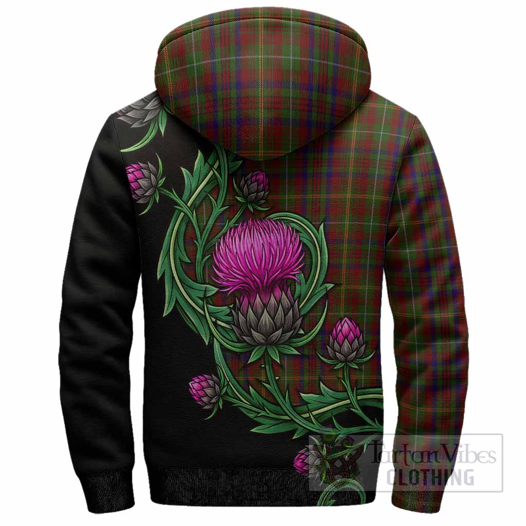 MacMaster (McMaster) Tartan Sherpa Hoodie Resilient Scottish Thistle - Tartan Vibes Clothing