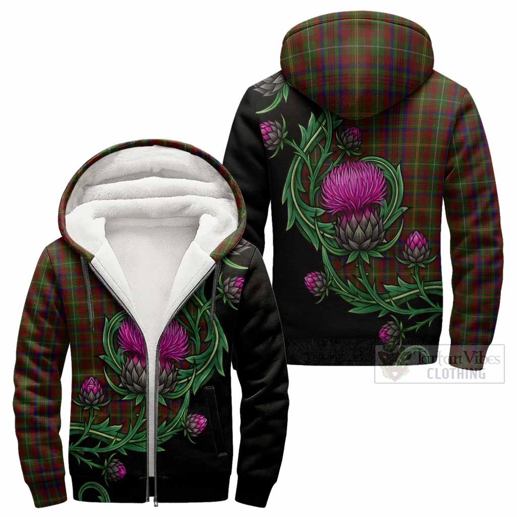 MacMaster (McMaster) Tartan Sherpa Hoodie Resilient Scottish Thistle Unisex - Tartan Vibes Clothing