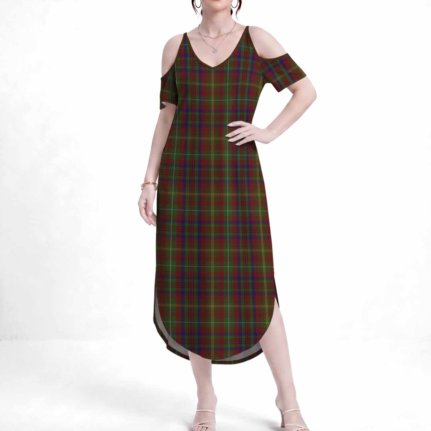 MacMaster (McMaster) Tartan Summer Maxi Dress - Tartan Vibes Clothing