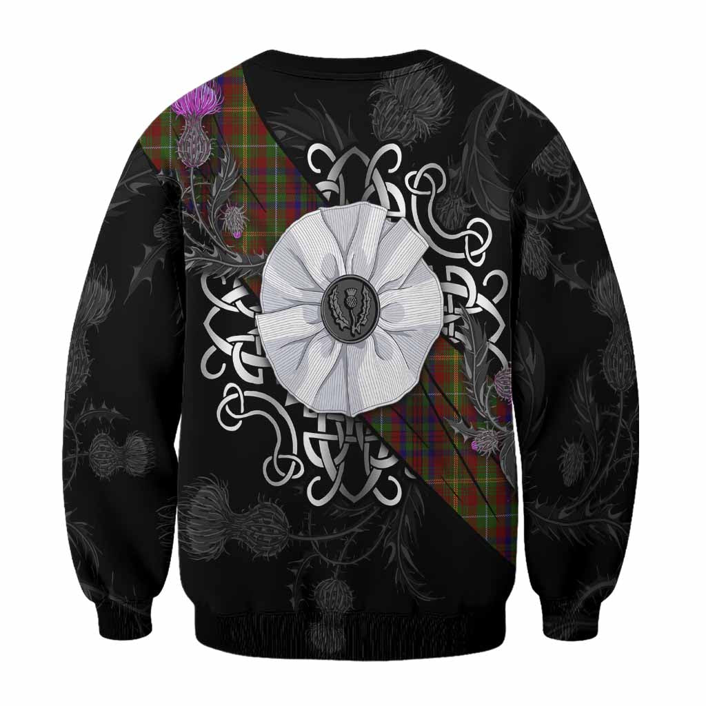 MacMaster (McMaster) Tartan Sweatshirt Jacobite White Rose - Tartan Vibes Clothing