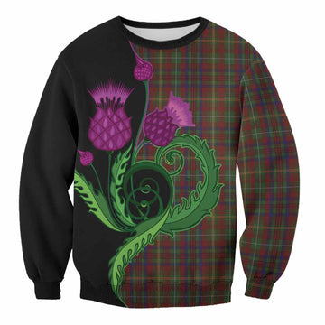MacMaster (McMaster) Tartan Sweatshirt Traditional Scottish Thistle