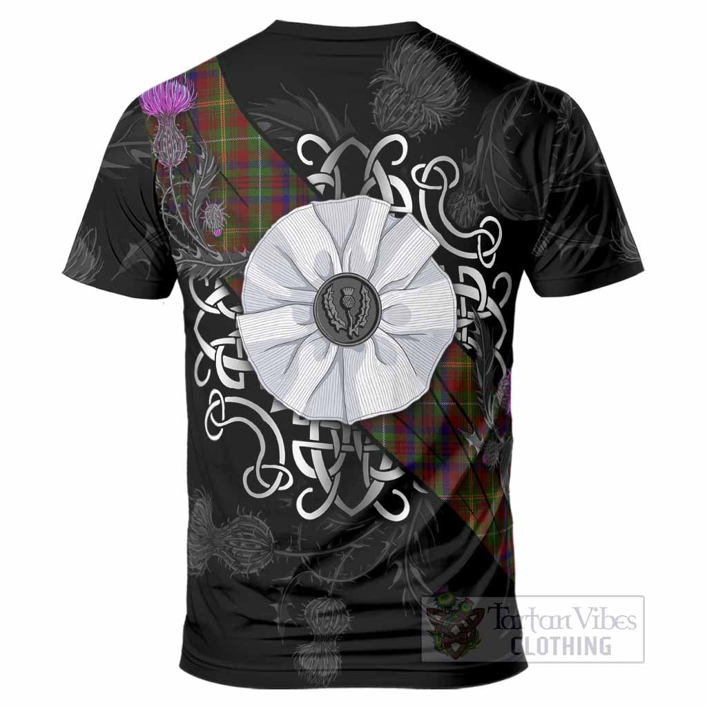 MacMaster (McMaster) Tartan T-Shirt Jacobite White Rose - Tartan Vibes Clothing
