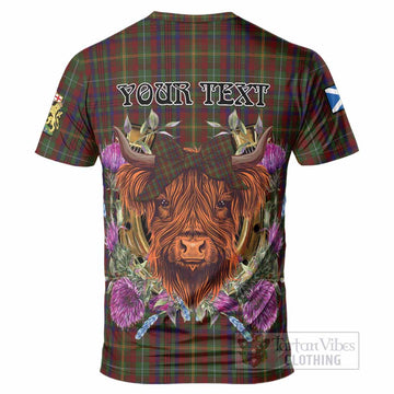 MacMaster (McMaster) Tartan T-Shirt Scottish Thistle Heilan Coo - Tartan Vibes Clothing